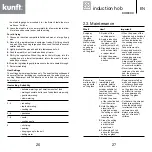 Предварительный просмотр 14 страницы Kunft KIH3300 Instruction Manual