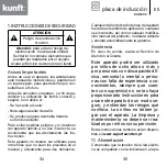 Предварительный просмотр 18 страницы Kunft KIH3300 Instruction Manual