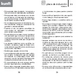 Предварительный просмотр 20 страницы Kunft KIH3300 Instruction Manual