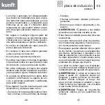 Предварительный просмотр 21 страницы Kunft KIH3300 Instruction Manual