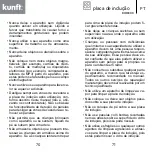 Предварительный просмотр 36 страницы Kunft KIH3300 Instruction Manual