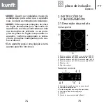 Предварительный просмотр 38 страницы Kunft KIH3300 Instruction Manual