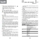 Предварительный просмотр 45 страницы Kunft KIH3300 Instruction Manual