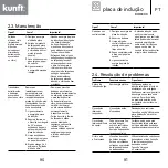 Предварительный просмотр 46 страницы Kunft KIH3300 Instruction Manual