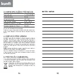 Предварительный просмотр 48 страницы Kunft KIH3300 Instruction Manual