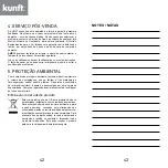 Preview for 22 page of Kunft KMC3833 Instruction Manual