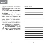 Предварительный просмотр 28 страницы Kunft KMW1698 Instruction Manual