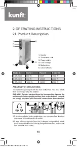 Предварительный просмотр 10 страницы Kunft KOR-1318 Instruction Manual