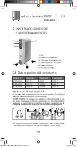 Предварительный просмотр 23 страницы Kunft KOR-1318 Instruction Manual