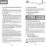 Preview for 10 page of Kunft KSG-1876 Instruction Manual