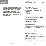 Предварительный просмотр 5 страницы Kunft KSI-2537 Instruction Manual