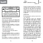 Предварительный просмотр 8 страницы Kunft KSI-2537 Instruction Manual