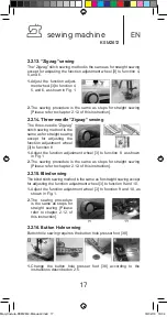 Предварительный просмотр 17 страницы Kunft KSM2612 Instruction Manual