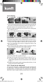 Предварительный просмотр 20 страницы Kunft KSM2612 Instruction Manual