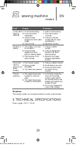 Предварительный просмотр 23 страницы Kunft KSM2612 Instruction Manual