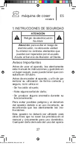 Предварительный просмотр 27 страницы Kunft KSM2612 Instruction Manual