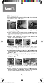 Предварительный просмотр 40 страницы Kunft KSM2612 Instruction Manual