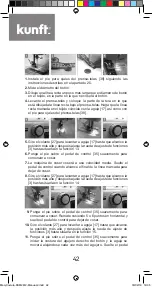 Предварительный просмотр 42 страницы Kunft KSM2612 Instruction Manual