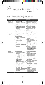 Предварительный просмотр 47 страницы Kunft KSM2612 Instruction Manual