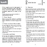 Предварительный просмотр 4 страницы Kunft KTB5023 Instruction Manual