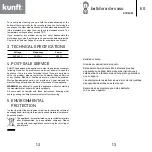 Предварительный просмотр 7 страницы Kunft KTB5023 Instruction Manual