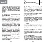 Предварительный просмотр 9 страницы Kunft KTB5023 Instruction Manual