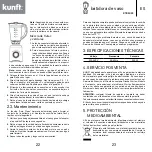 Предварительный просмотр 12 страницы Kunft KTB5023 Instruction Manual