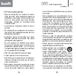 Предварительный просмотр 18 страницы Kunft KTCR3846 Instruction Manual