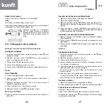 Предварительный просмотр 21 страницы Kunft KTCR3846 Instruction Manual