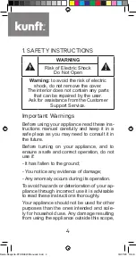 Предварительный просмотр 4 страницы Kunft KTCR3847 Instruction Manual