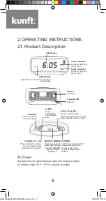 Предварительный просмотр 8 страницы Kunft KTCR3847 Instruction Manual