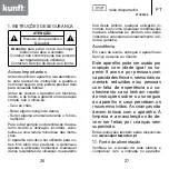 Preview for 14 page of Kunft KTCR3848 Instruction Manual