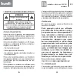 Preview for 13 page of Kunft KTE3514 Instruction Manual