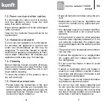 Предварительный просмотр 4 страницы Kunft KTE3781 Instruction Manual