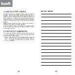 Предварительный просмотр 32 страницы Kunft KTE3781 Instruction Manual