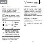 Предварительный просмотр 16 страницы Kunft KTHD4500 Instruction Manual