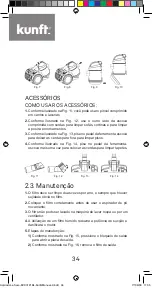 Предварительный просмотр 34 страницы Kunft KVC3121 BL Instruction Manual