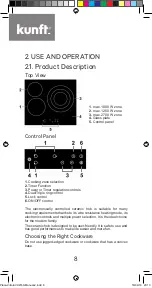 Предварительный просмотр 8 страницы Kunft KVH3934 Instruction Manual