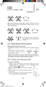 Предварительный просмотр 9 страницы Kunft KVH3934 Instruction Manual