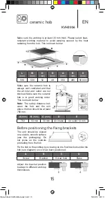 Предварительный просмотр 15 страницы Kunft KVH3934 Instruction Manual