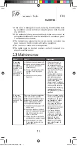 Предварительный просмотр 17 страницы Kunft KVH3934 Instruction Manual