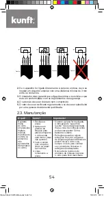 Предварительный просмотр 54 страницы Kunft KVH3934 Instruction Manual