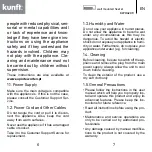 Предварительный просмотр 4 страницы Kunft KWH4209 Instruction Manual