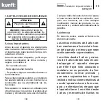 Предварительный просмотр 10 страницы Kunft KWH4209 Instruction Manual