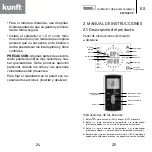 Предварительный просмотр 13 страницы Kunft KWH4209 Instruction Manual