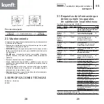 Предварительный просмотр 15 страницы Kunft KWH4209 Instruction Manual