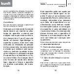 Предварительный просмотр 18 страницы Kunft KWH4209 Instruction Manual