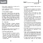 Предварительный просмотр 19 страницы Kunft KWH4209 Instruction Manual