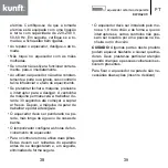 Предварительный просмотр 20 страницы Kunft KWH4209 Instruction Manual