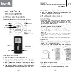 Предварительный просмотр 21 страницы Kunft KWH4209 Instruction Manual